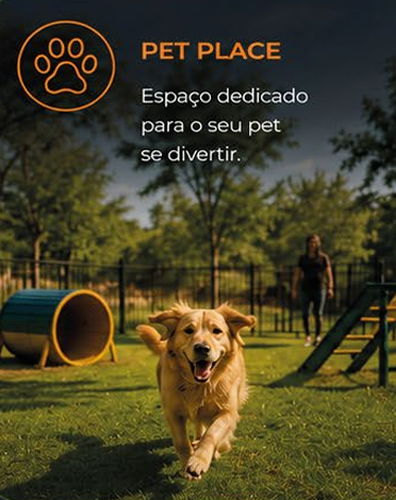 Pet place — espaço dedicado para o seu pet se divertir